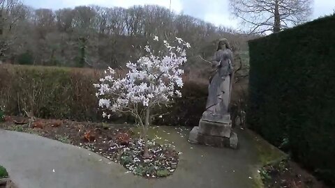 little garden at Buckfast Abbey 21st March 2023