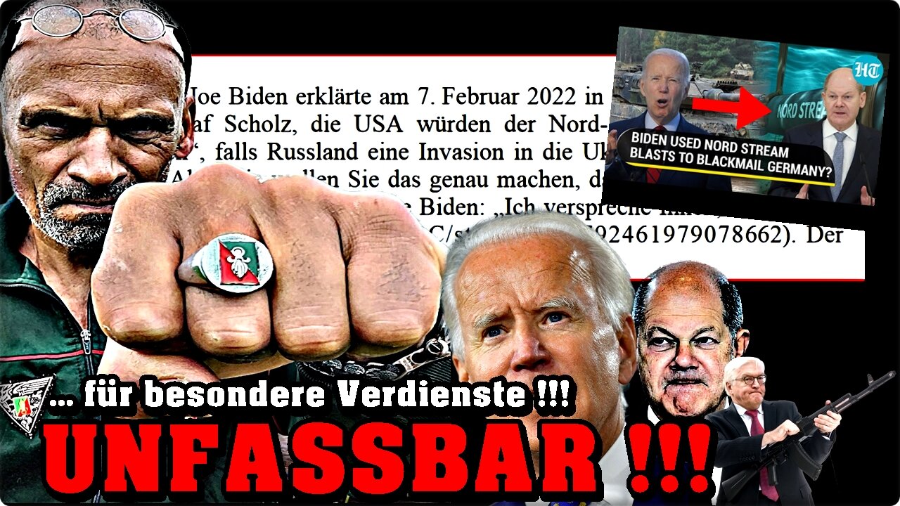 UNFASSBAR - Bundespräsident Steinmeier zeichnet Joe Biden aus!!!