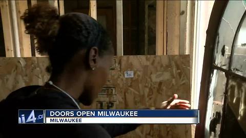 Former funeral home on display during Doors Open Milwaukee