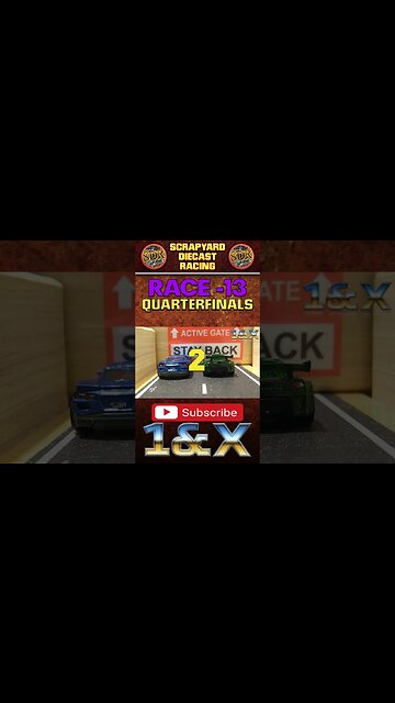 Corvette VS Mastretta | Quarterfinals | Diecast Racing Tournament #shorts