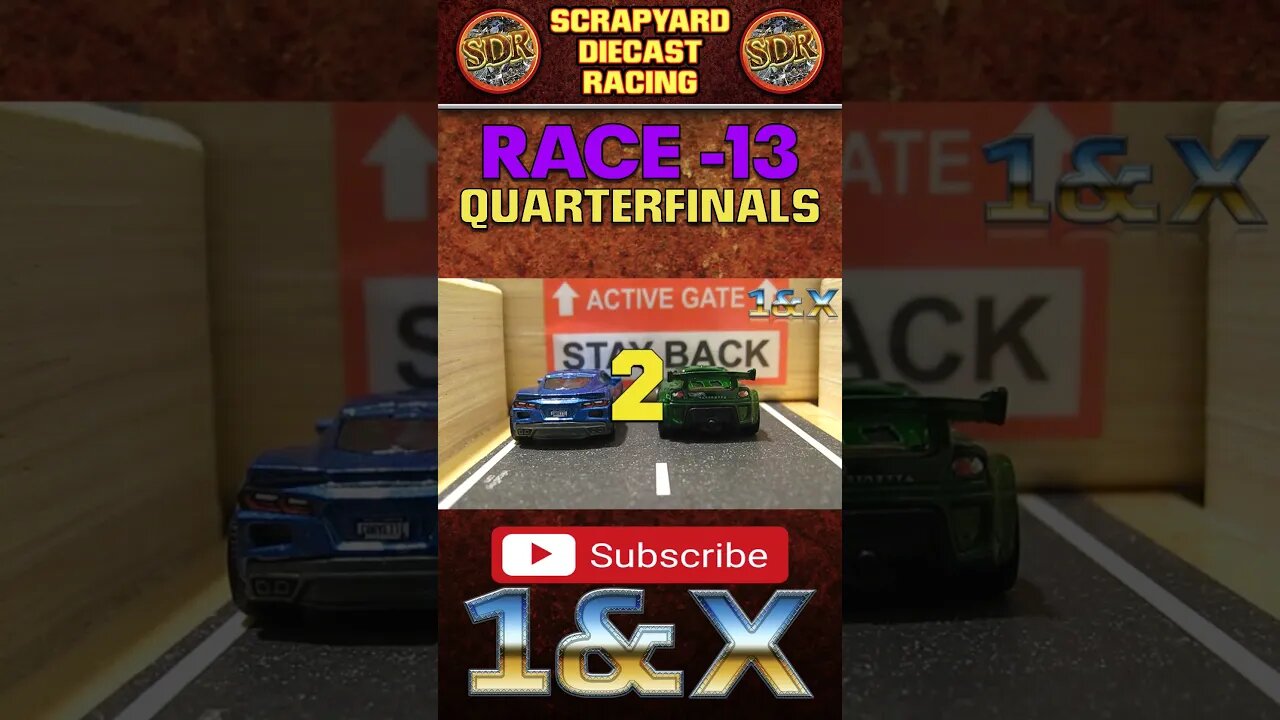 Corvette VS Mastretta | Quarterfinals | Diecast Racing Tournament #shorts