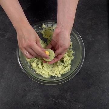 Mashed potato cheese bites recipe