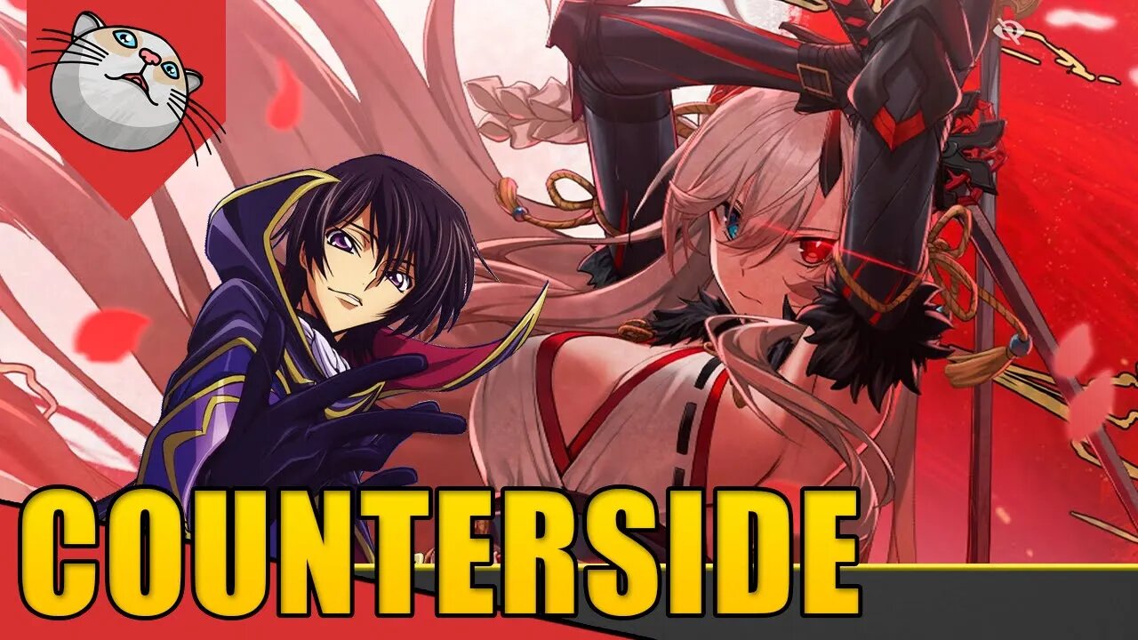 Jogo ESTRATÉGICO de PC e Mobile com Collab de Code Geass - Counterside [Gameplay PT-BR]