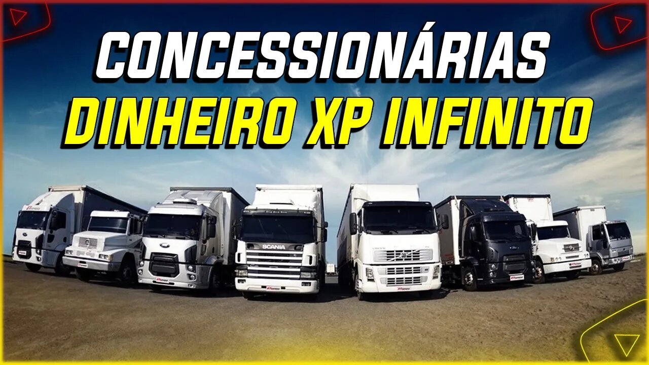 Todas Concessionárias Dinheiro e XP Infinito MOEDA Brasileira Euro Truck Simulator 2 1.45