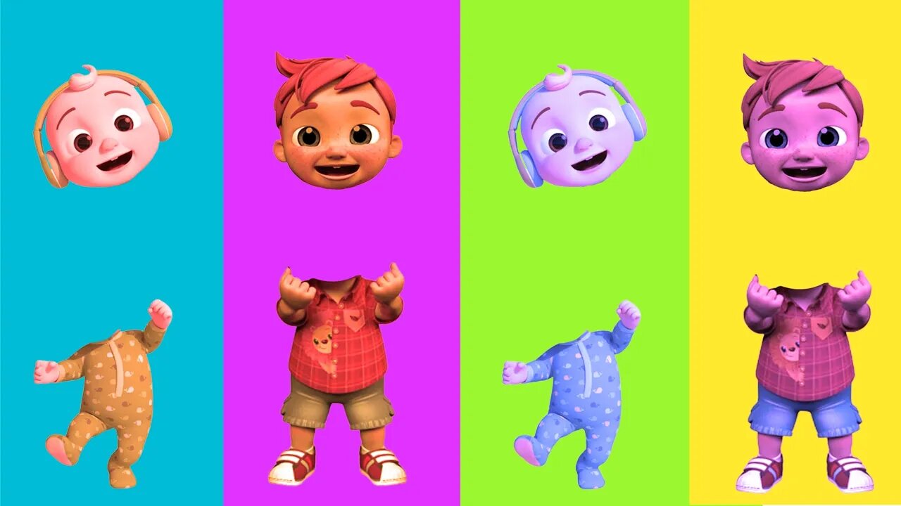 COCOMELON | Match the Head | Video for kids 2023 New #021