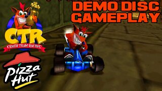 Crash Team Racing - Pizza Hut Demo Disc - PlayStation Gameplay 😎Benjamillion