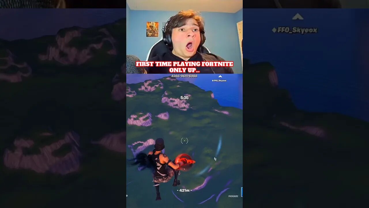 First Time Playing Fortnite Only Up…🤬😭