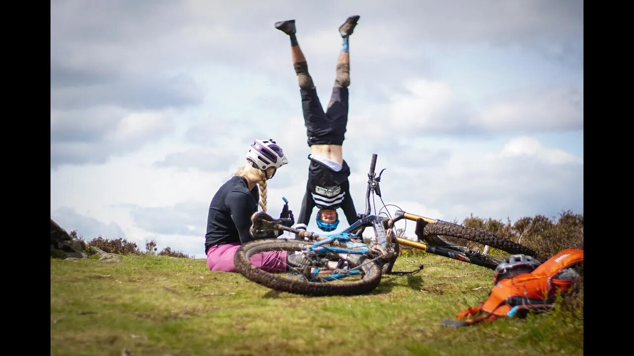 SLIPPY & STUPID MTB CRASHES | INNERLEITHEN, SCOTLAND