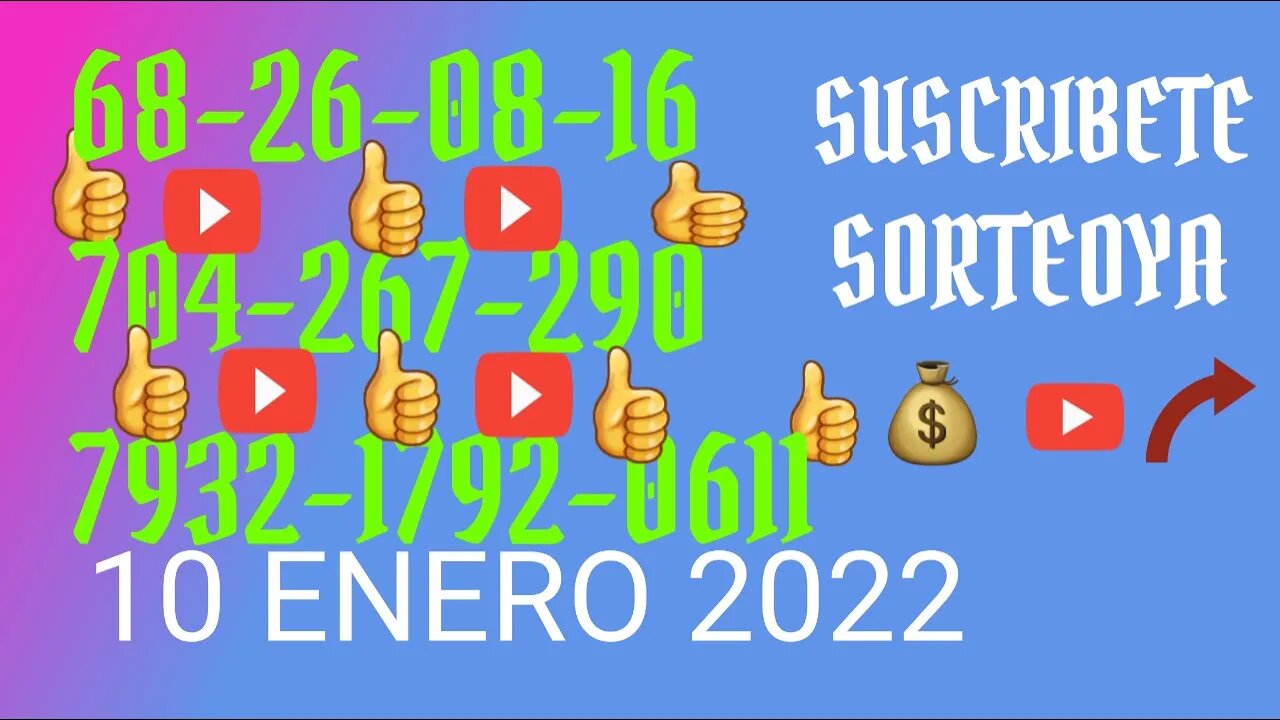 SORTEOYA NUMERO PROBABLE 10 DICIEMBRE 2022