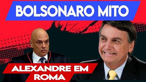 URGENTE: Alexandre de Moraes é hostilizado em Roma | Bolsonaro almoçando veja o que aconteceu.