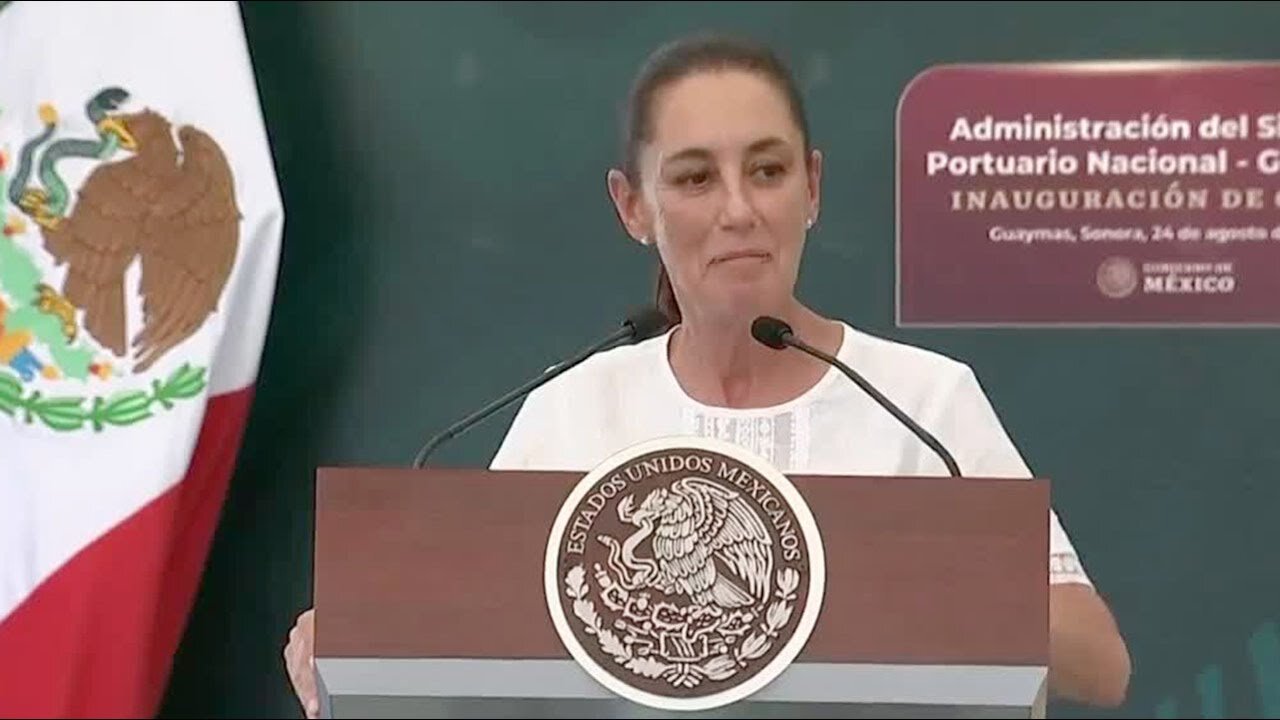 AMLO y Claudia Sheinbaum inauguran las obras del Sistema Portuario Nacional-Guaymas en Sonora