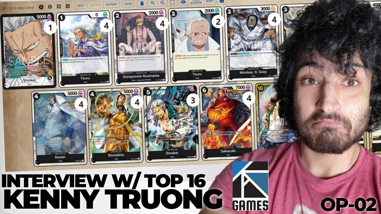 How to Play Black Smoker | Interview w/ Top 16 from TAKGames Regionals | One Piece Card Game