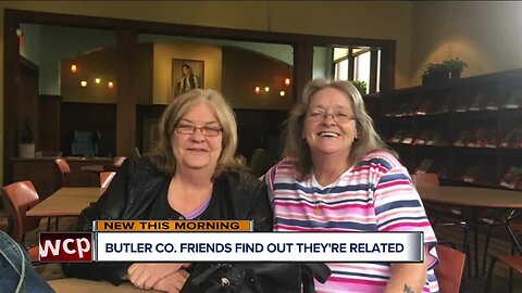 Longtime friends find out they're related