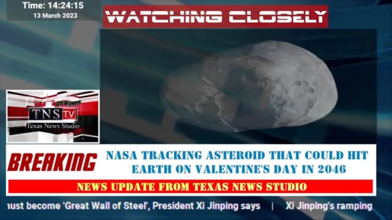 NASA tracking asteroid that could hit Earth on Valentine's Day in 2046