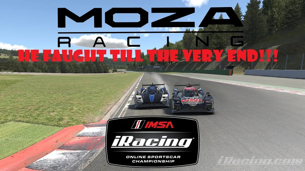 Traffic Giveth And Traffic Taketh !! IMSA iRacing Series @ SPA #iracing #simracing #imsa #mozaracing