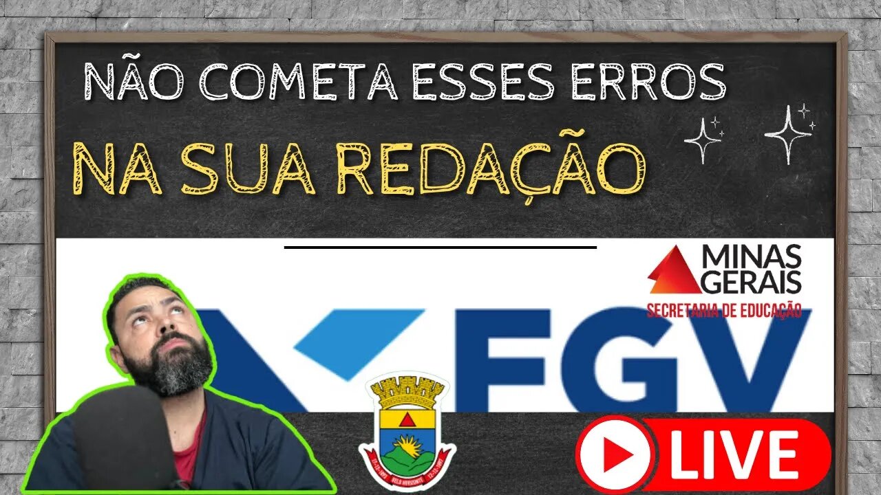 Não cometa esses erros na sua Redação da FGV