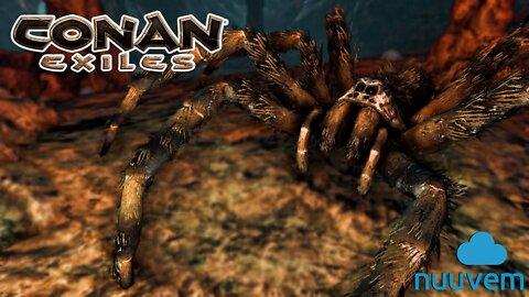 ENCONTRAMOS UM BOSS ARANHA, COMO PRODUZIR AÇO E SEDA - CONAN EXILES INICIO AO FIM