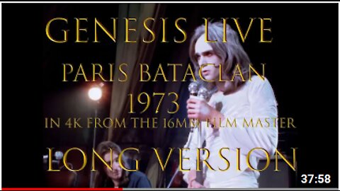 Genesis Live at the Bataclan