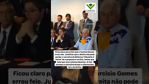 Tarcisio Gomes errou na questão da Reforma Tributária
