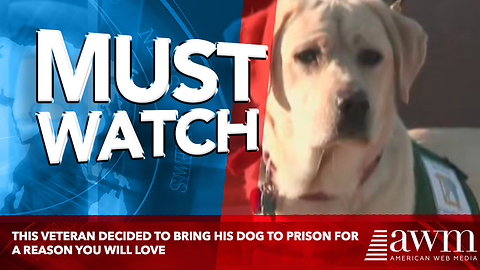 This Veteran Decided To Bring His Dog To Prison For A Reason You Will Love