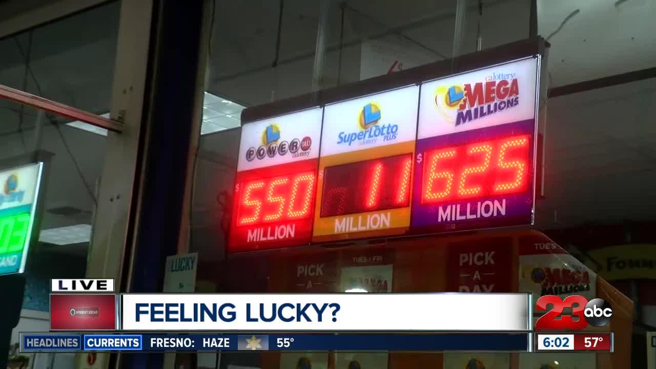 More than a $1 billion at play for lottery jackpots