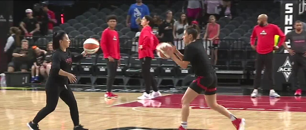 Las Vegas Aces make second straight Commissioner's Cup final appearance