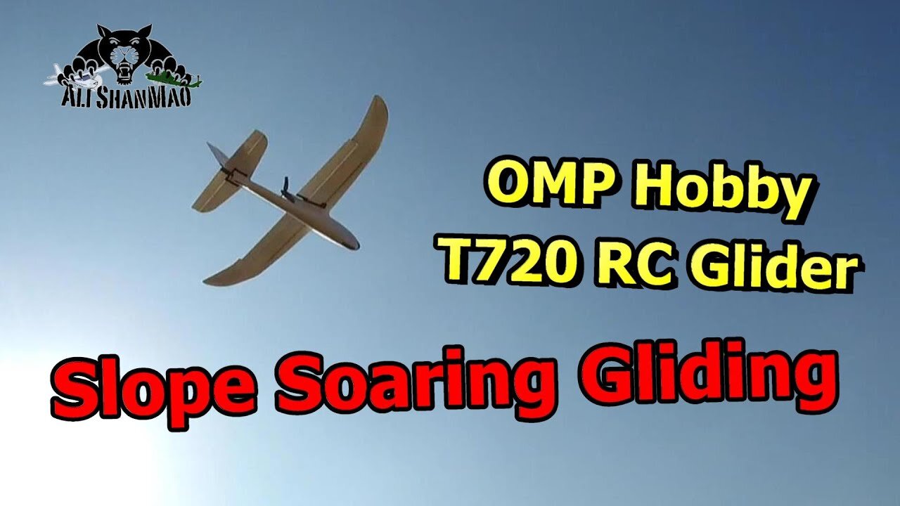 OMP Hobby T720 RC Airplane RC Glider Slope Soaring 2nd Flight