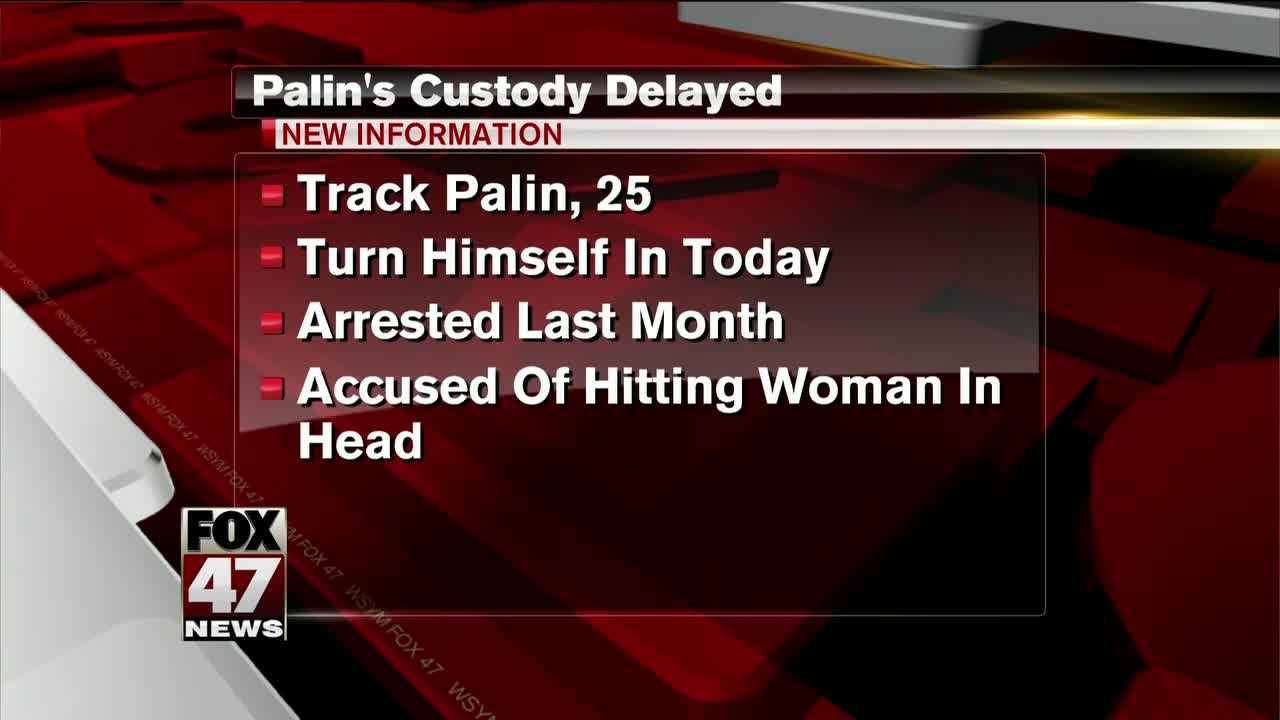 Sarah Palin's son arrested on domestic violence charges