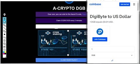 How To Earn Free DigiByte Every 5 Minutes At ARUBLE A CRYPTO DGB Instant Withdraw At FaucetPay