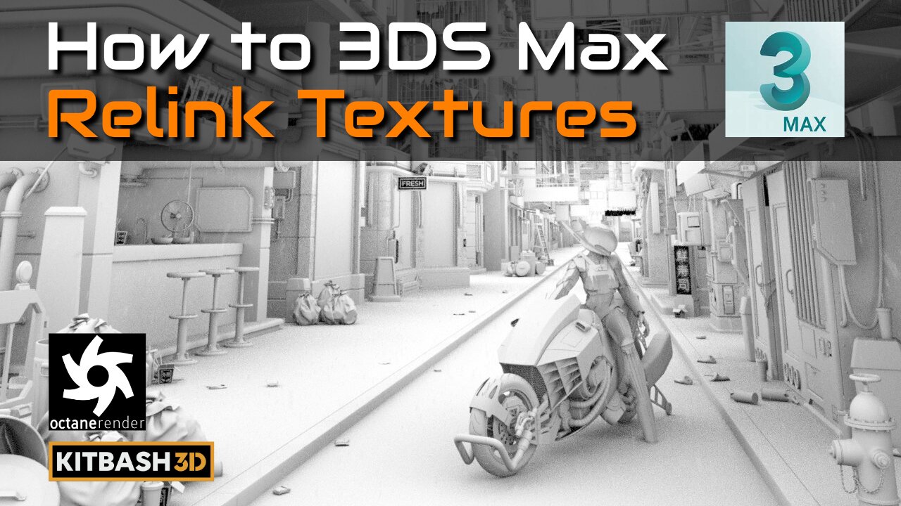 How to 3DS Max - Relink Textures CG 3D