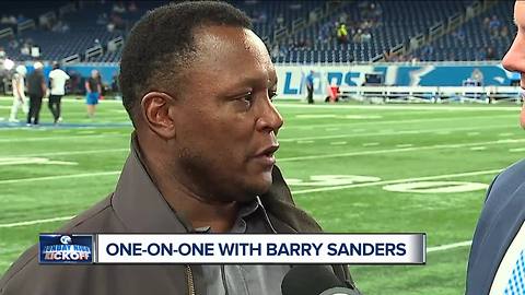 One-on-one with Barry Sanders