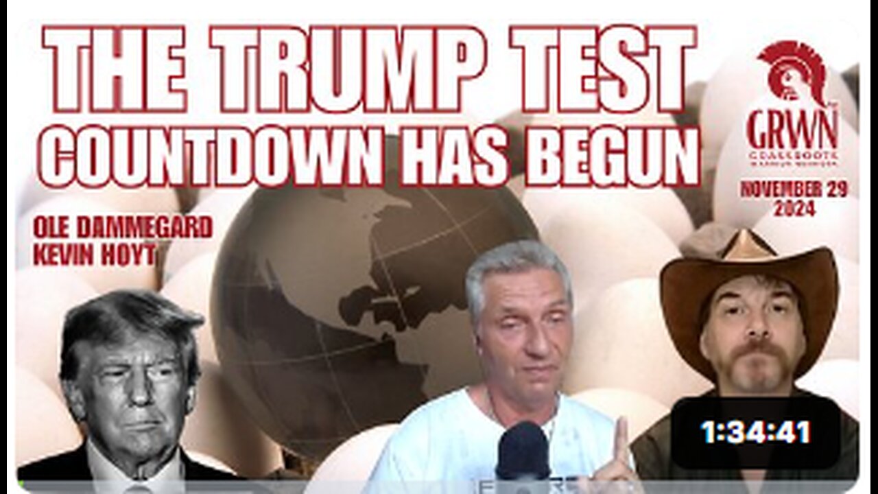 The TRUMP TEST has begun ***TRIGGER WARNING