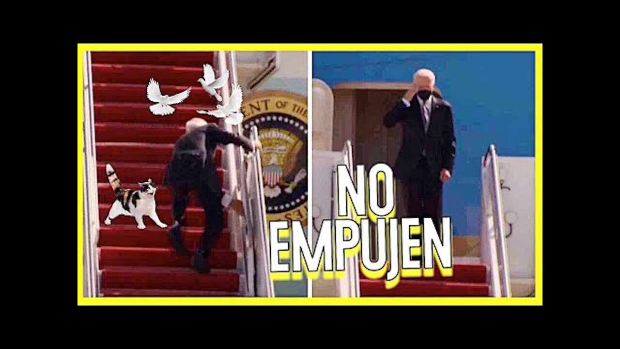 ¡¡¡ ULTIMO MOMENTO ¡¡¡¡ POR ESTO TROPEZÓ BAIDEN (parodia)