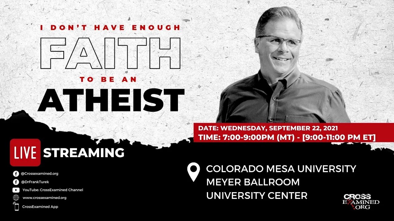 I Don't Have Enough Faith to be an Atheist LIVE from Colorado Mesa University