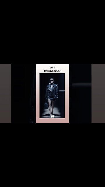 Khaite Spring Summer 2024 #miien #miienmini #khaite #runwayshow #nyfw