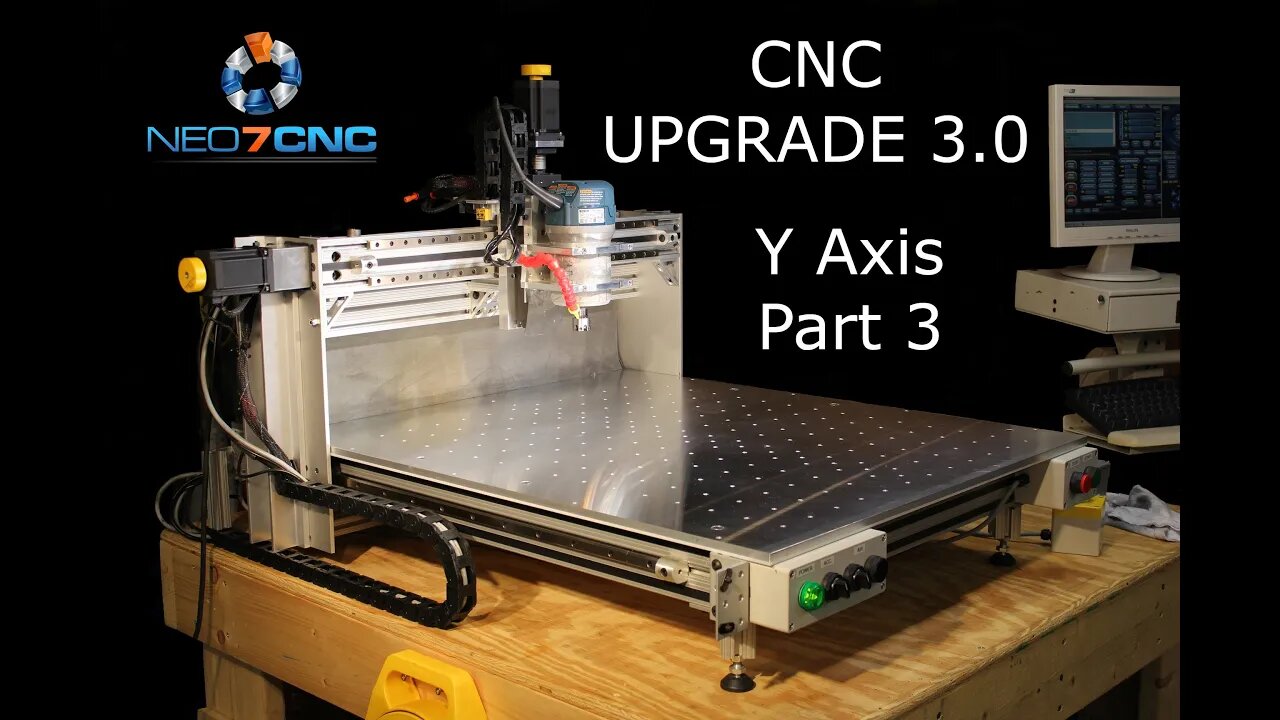 Homemade DIY CNC - Larger CNC 3.0 - Part 5 - Y Axis - Part 3 - Neo7CNC.com