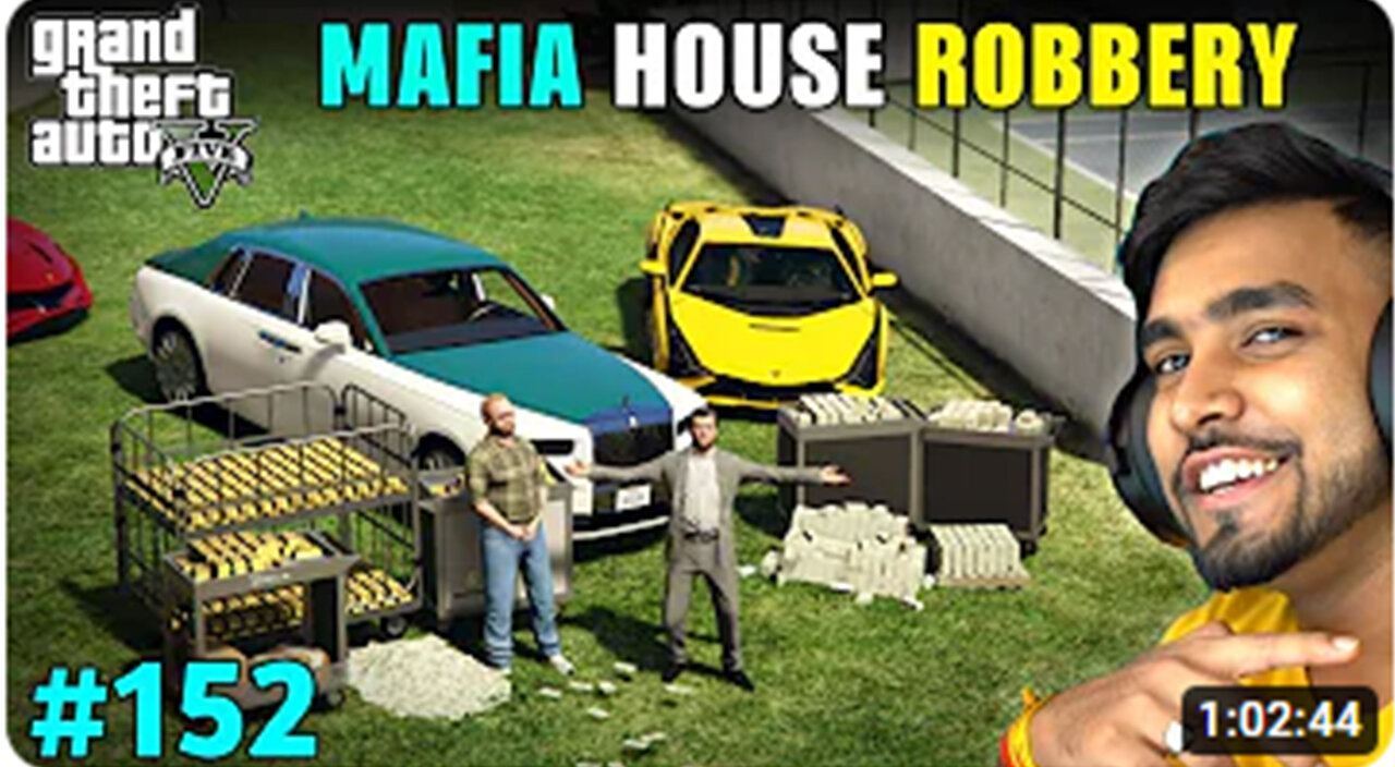 THE BIGGEST MAFIA HOUSE ROBBERY | GTA 5 GAMEPLAY #152