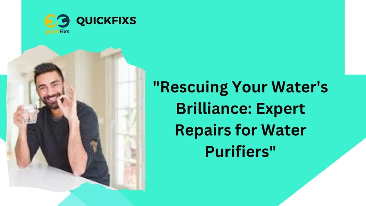 Hire Water Purifier Repair Service In Market Yard.