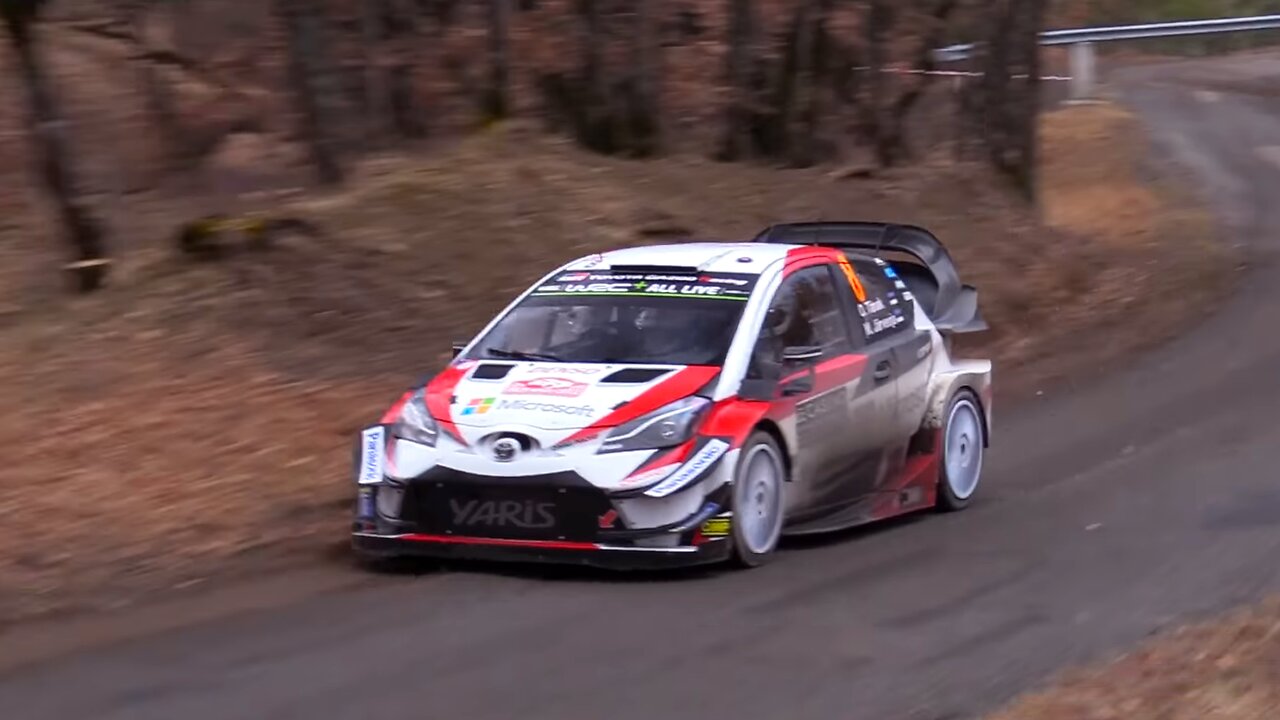 WRC Rally Monte Carlo 2018 - Ott Tänak Martin Järveoja - Toyota Yaris WRC Highlights