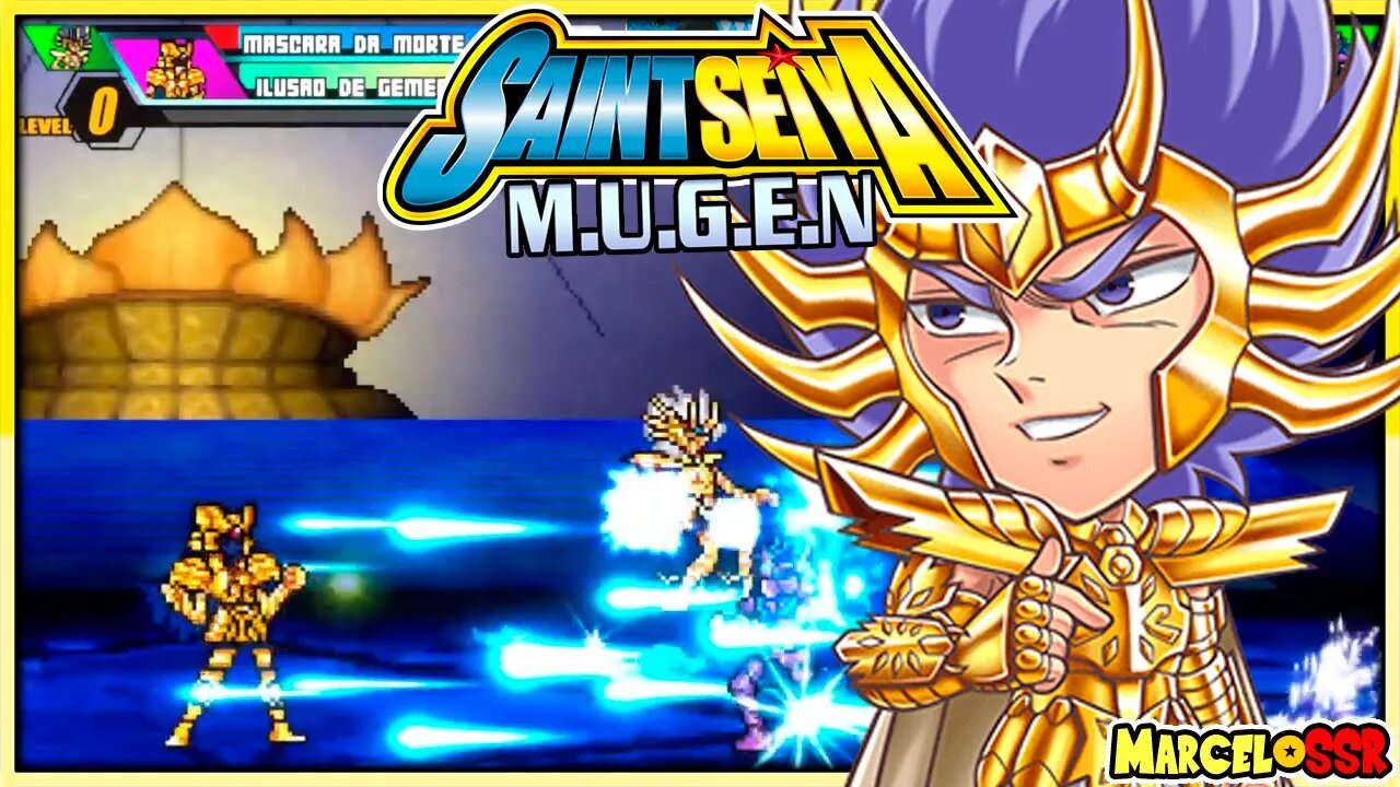 Máscara da Morte & Ilusão de Gêmeos Vs. Camus Espectro & Seiya All Forms - Saint Seiya M.U.G.E.N