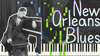 Jelly Roll Morton - New Orleans Blues 1925 (Classic Jazz / Ragtime / Blues Synthesia)