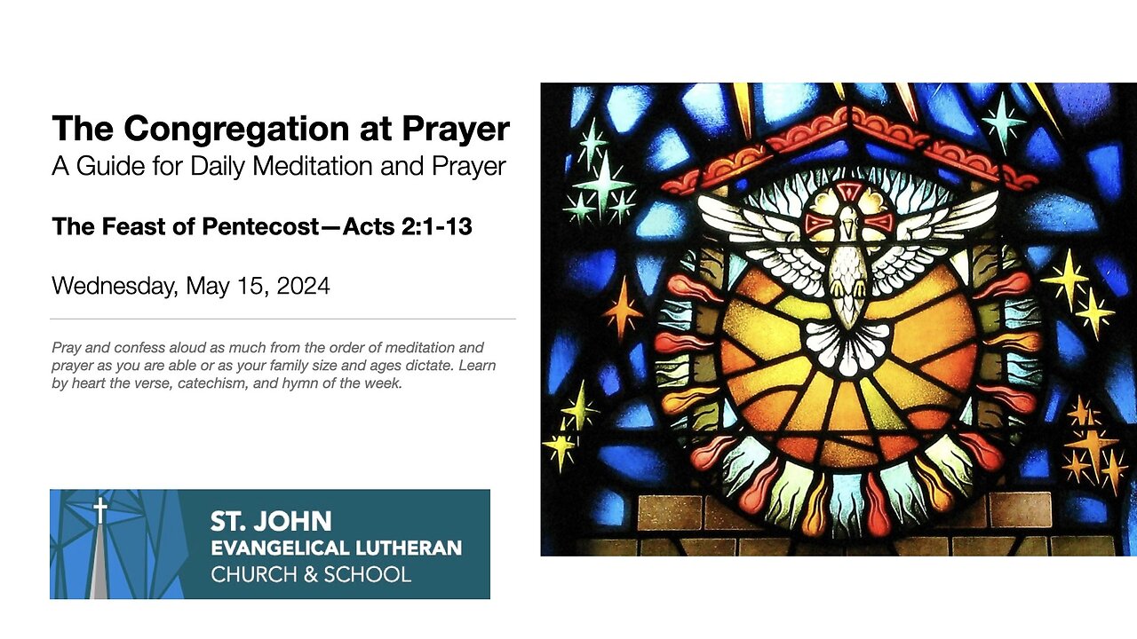 The Feast of Pentecost—Acts 2:1-13