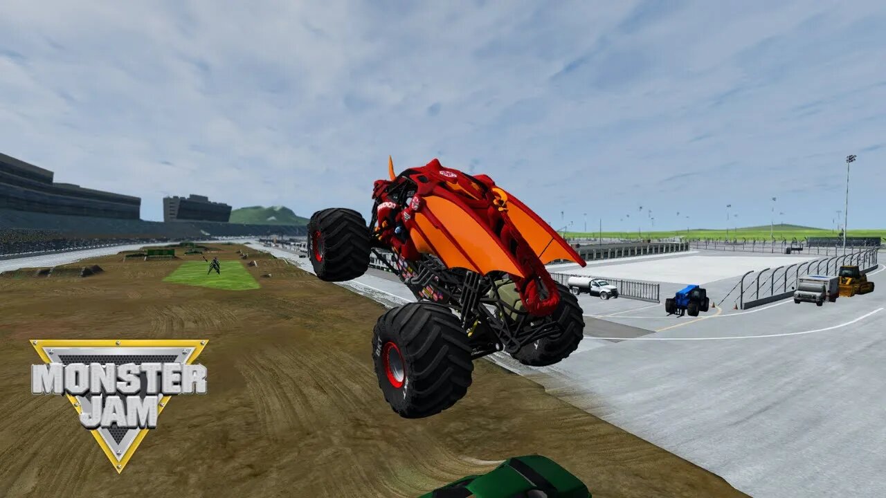 Monster Jam Atlanta Motor Speedway 2021 Muddy BeamNG.Drive Monster Jam #BeamNGDriveMonsterJam