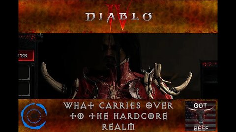 Diablo IV - What Carries Over to the Hardcore Realm