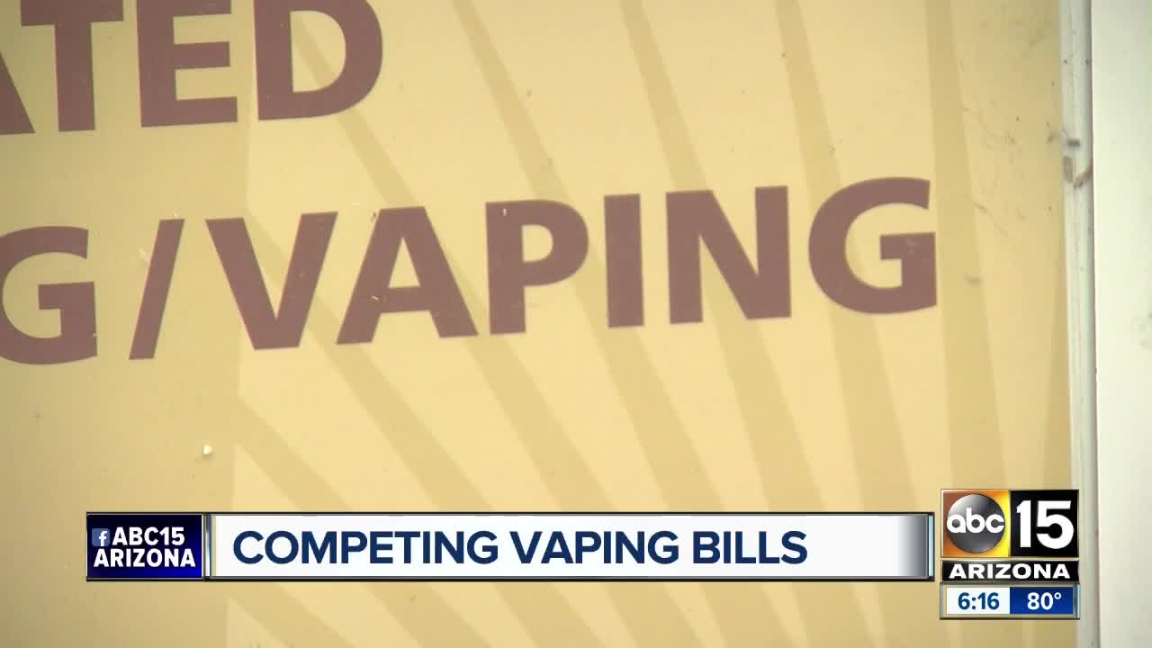 Dueling bills aimed at reducing teen vaping in Arizona