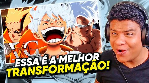 (QUAL A MELHOR TRANSFORMAÇÃO ?) FORMA FINAL - (GOKU, LUFFY e NARUTO) VG Beats| React Anime Pro