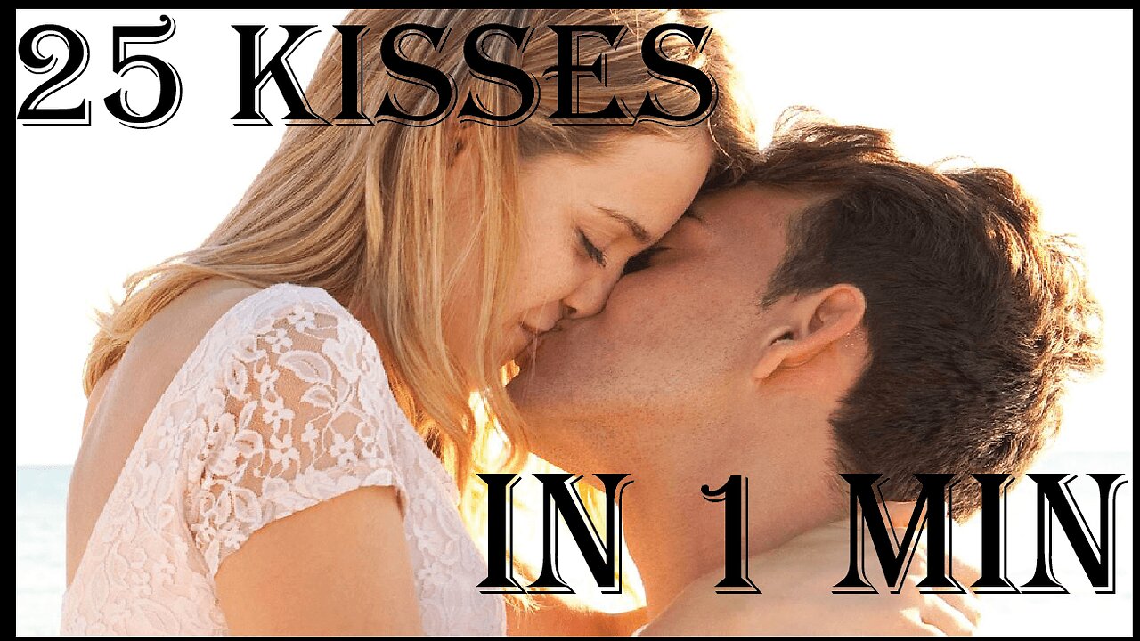 25 kisses in 1 minute.