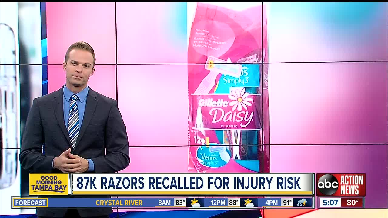 Gillette recalls women's razors due to misaligned blades