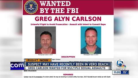 Greg Alyn Carlson wanted for multiple sexual assaults