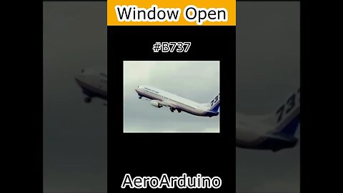 Pilot Had To Close #B737 Window Opened During Takeoff #Aviation #Fly #AeroArduino